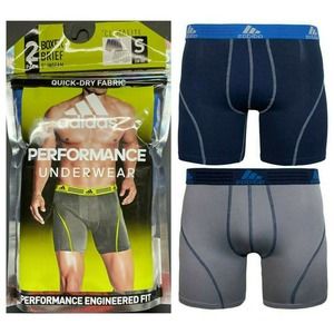 Adidas Men's Boxer Briefs 2 Pack S 28-30 Fit Aero